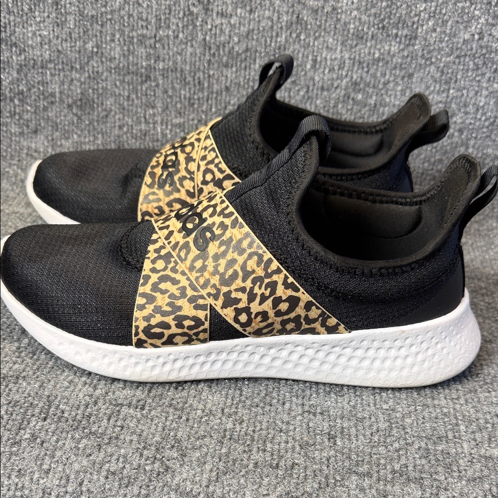 Adidas Puremotion Adapt Black and Leopard Slip-On Shoes Size 8.5 - Picture 13 of 13